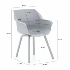 Hartman Tuinstoel Sophie Element Misty Grey -Geheime Tuin Verkoop 7 3 hartman diningstoel sophie element misty grey 11680006