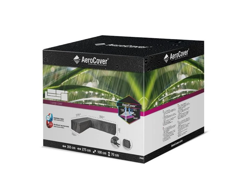 Platinum Aerocover Loungesethoes Hoekset Links 355x275x100xH70 3 Platinum Aerocover Loungesethoes Hoekset Links 355x275x100xH70 - Afbeelding 3