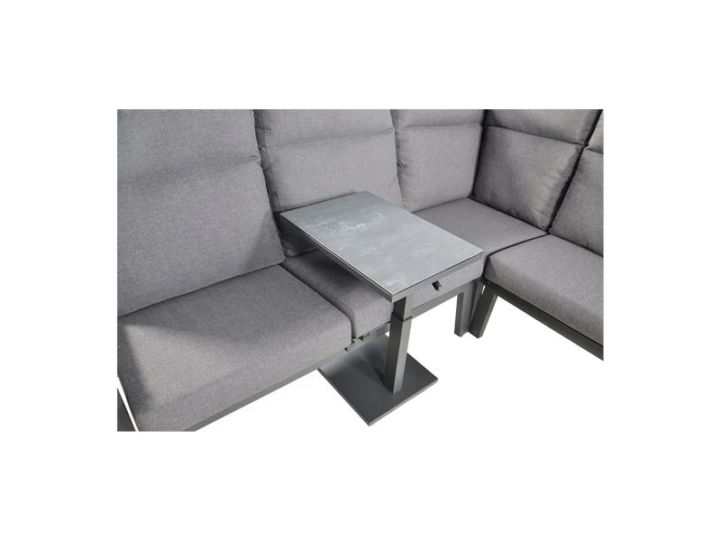 Lesli Living Bijzettafel Verstelbaar Bandol Negro 5 Lesli Living Bijzettafel Verstelbaar Bandol Negro - Afbeelding 5