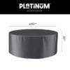 Platinum Aerocover Tuinset Hoes Ø250 X H85
