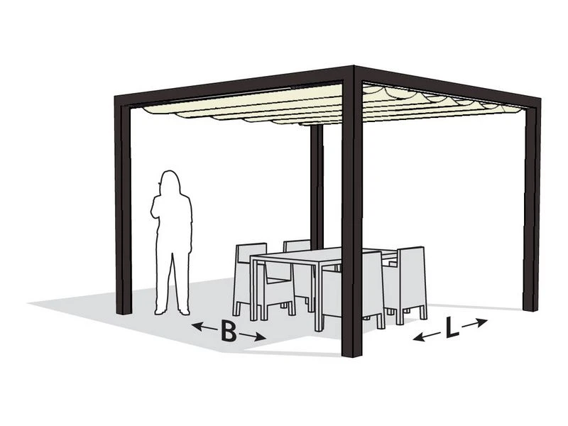 Nesling Aluminium Pergola Optiva Coolfit 402 X 402 Gebroken Wit 1 Nesling Aluminium Pergola Optiva Coolfit 402 X 402 Gebroken Wit