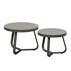 Taste By 4 Seasons Outdoor Libero Side Table Matt Carbon