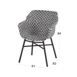 Hartman Tuinstoel Delphine Zwart-wit 7 Hartman Tuinstoel Delphine Zwart-wit -Geheime Tuin Verkoop 9 3 hartman tuinstoel delphine zwart wit 53594008