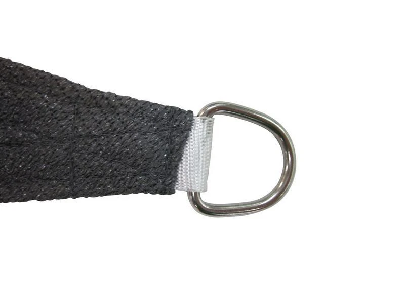 Bo Camp Schaduwdoek Driehoek Antraciet 4 Bo Camp Schaduwdoek Driehoek Antraciet - Afbeelding 4