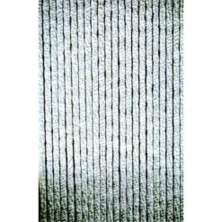 Vliegengordijn Kattenstaart Wit-grijs XL