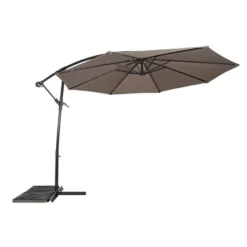 Lesli Zweef Parasol Gemini 3 Mtr -Geheime Tuin Verkoop lesli zweefparasol gemini 3 meter taupe 530145